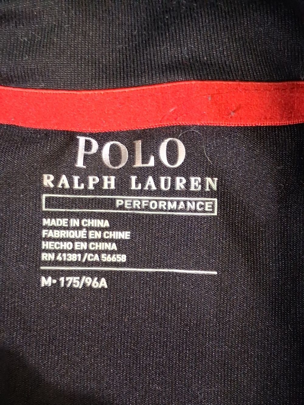 Polo Ralph Lauren Performance Lightweight Hoodie Men’s M Black Winged P Athletic - Picture 5 of 12